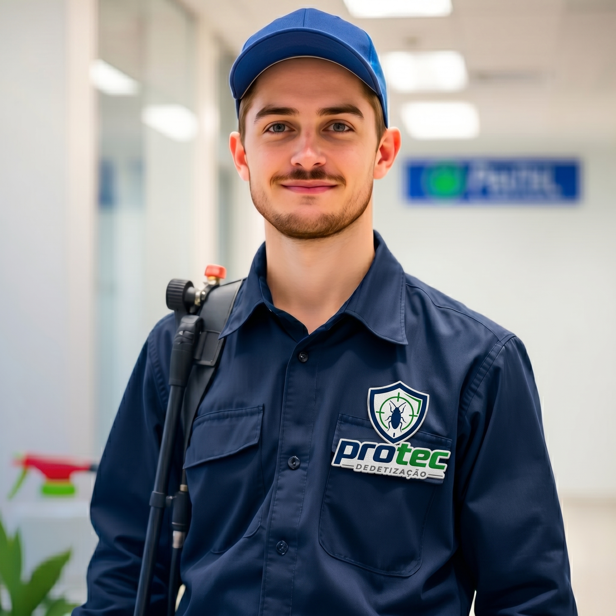 Técnico profissional da Protec Dedetização